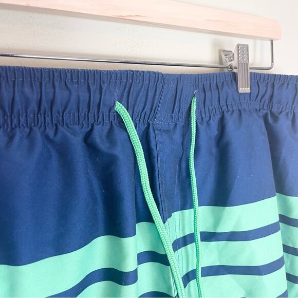 Southern Tide Swim Trunks men's size XL Navy Blue and Green - Picture 3 of 9